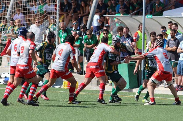 Buen arranque liguero del Jaén Rugby Club con victoria en casa frente al CR del Estrecho