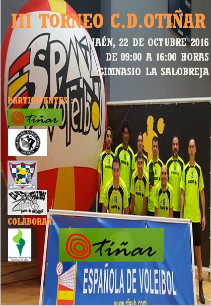 El voleibol se da cita este sábado en La Salobreja con el III Torneo CD Otiñar