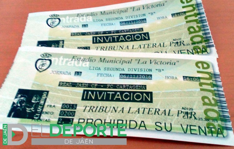 Sorteo de dos entradas para ver el Real Jaén – FC Cartagena