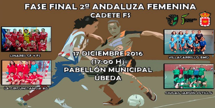 La fase final de la Segunda Andaluza Femenina Cadete de Fútbol Sala, este sábado