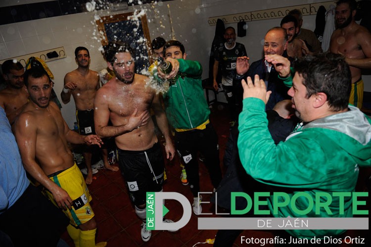 El Jaén FS celebró en La Salobreja el pase a la Copa de España