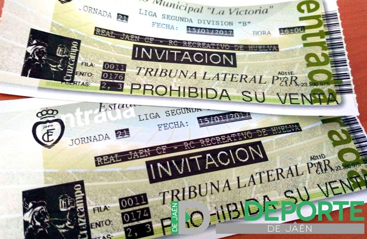 Sorteo de dos entradas para asistir al Real Jaén – Recreativo de Huelva