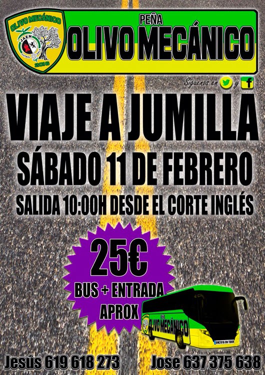 Olivo Mecánico organiza un viaje para el Jumilla – Paraíso Interior