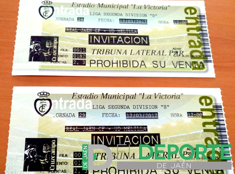 Sorteo de dos entradas para asistir al Real Jaén – UD Melilla