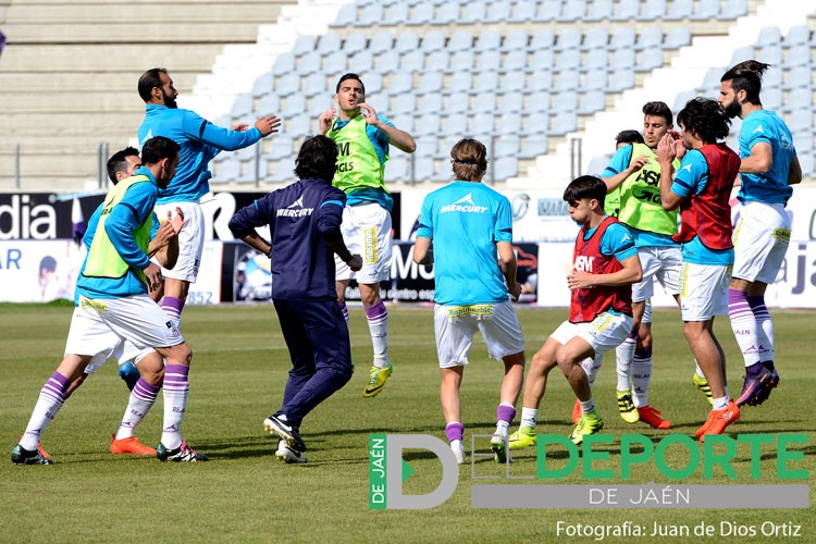 El Real Jaén ha regresado este lunes al trabajo para afrontar el encuentro en Cartagena