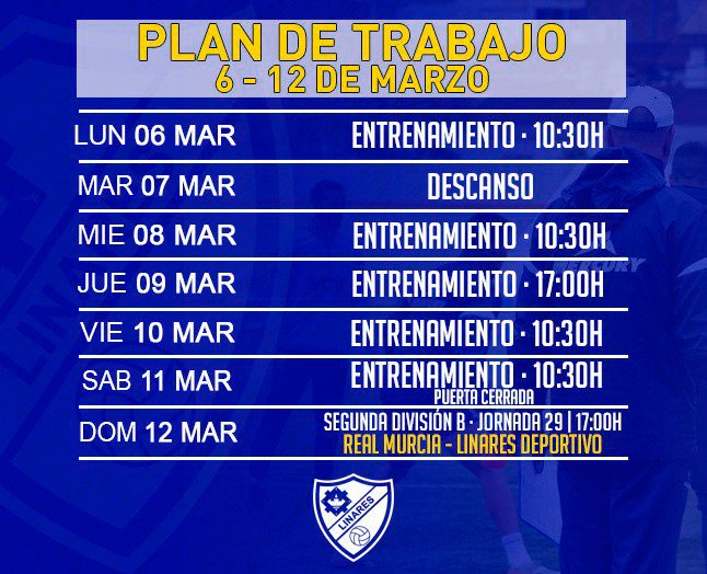 El Linares Deportivo ya prepara el duelo ante el Real Murcia