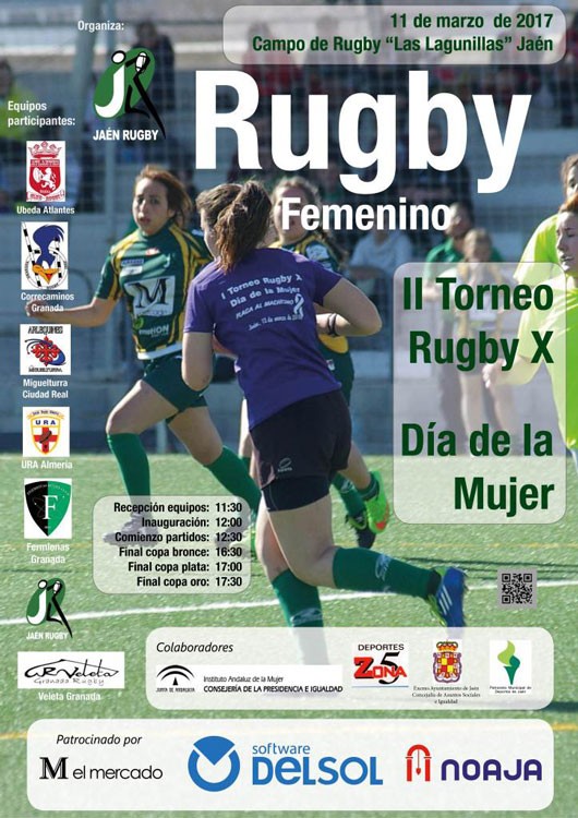 Las Lagunillas acogerá el 11 de marzo del II Torneo de Rugby X ‘Día de la Mujer’