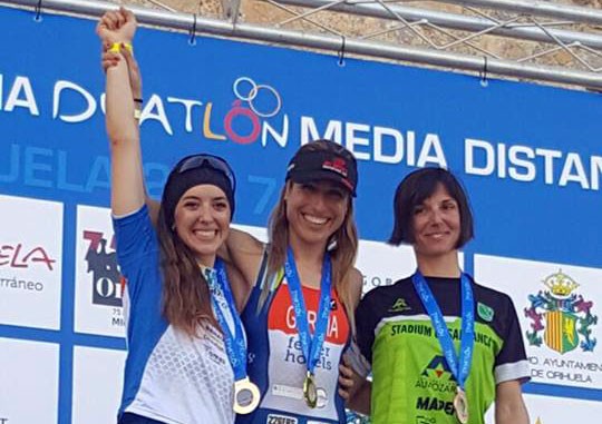 Yéssica Pérez, subcampeona de España de duatlón media distancia