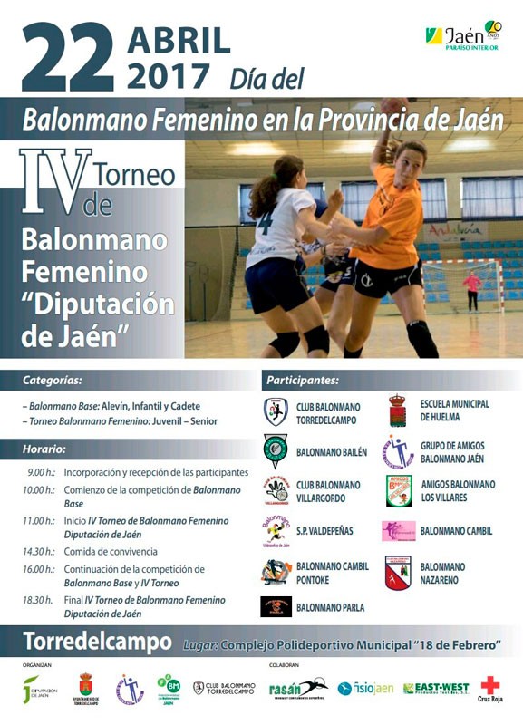 Torredelcampo acogerá el Día del Balonmano Femenino con la presencia de 450 jugadoras