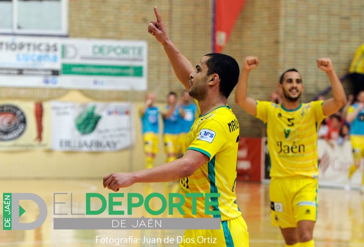 El Jaén Paraíso Interior vence con apuros al Santiago Futsal