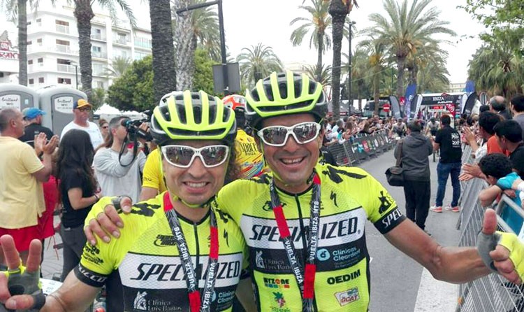 Beltrán y Carrasco defienden la cuarta plaza en la XVII Vuelta a Ibiza en MTB