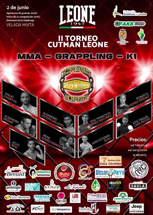 Jaén acoge este viernes el II Torneo Cutman de deportes de contacto