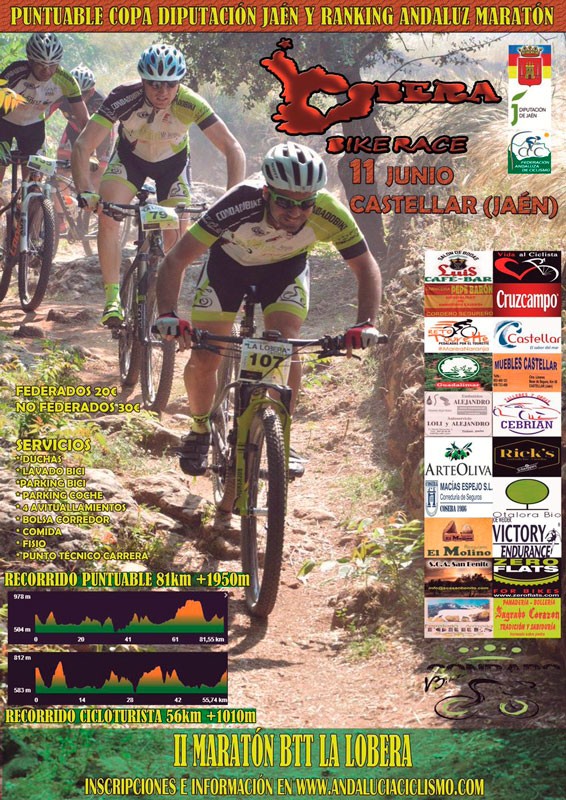 Castellar acoge este domingo la II Maratón BTT La Lobera