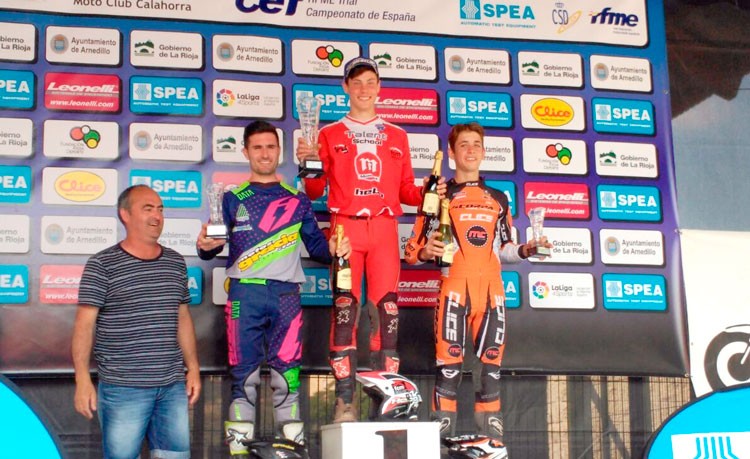 José María Moral finaliza segundo en el Nacional de trial en Arnedillo