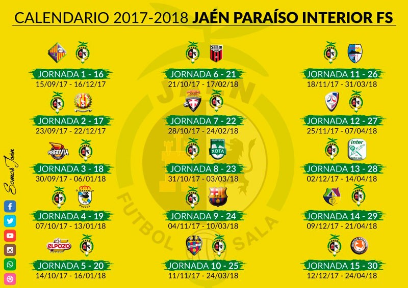Jaén Paraíso Interior y Atlético Mengíbar ya conocen sus calendarios de la temporada 2017-18