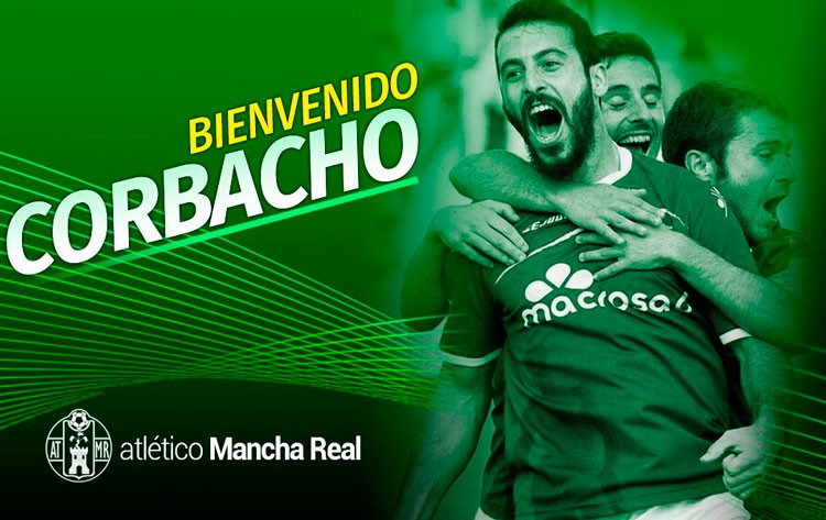 El Atlético Mancha Real incorpora al delantero Corbacho