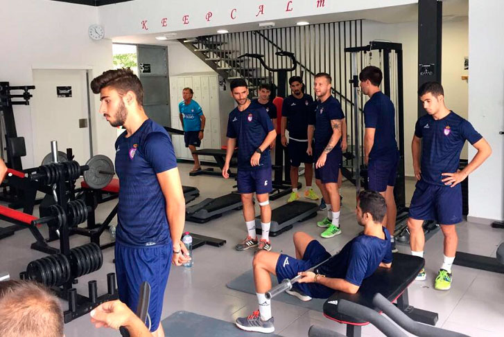 El Real Jaén completa su concentración en ‘Las Aguas de Arbuniel’