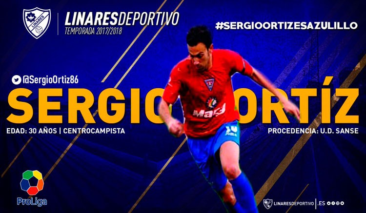 Sergio Ortiz se une al proyecto del Linares Deportivo