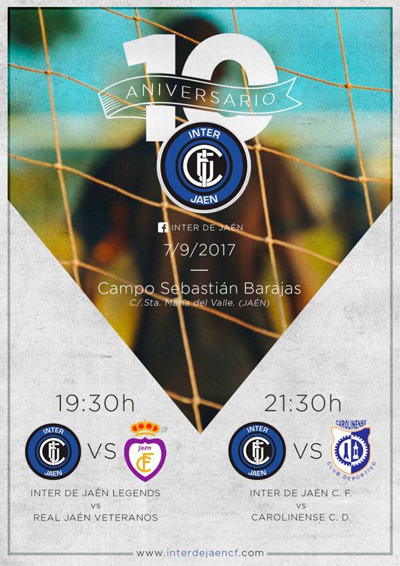 El Inter de Jaén CF celebra su décimo aniversario este jueves con dos amistosos
