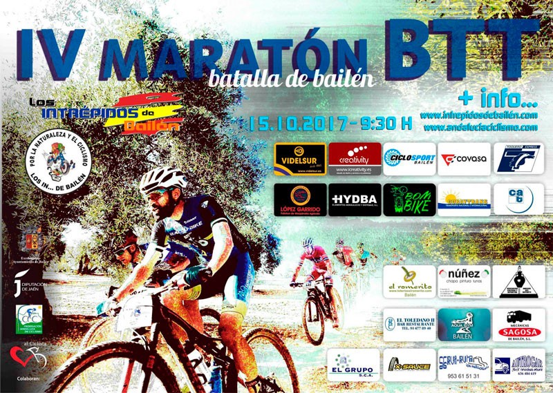 Este domingo tendrá lugar la IV Maratón BTT Batalla de Bailén