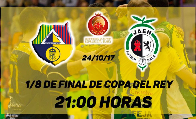 El Gran Canaria – Jaén FS de Copa se emitirá en directo vía streaming