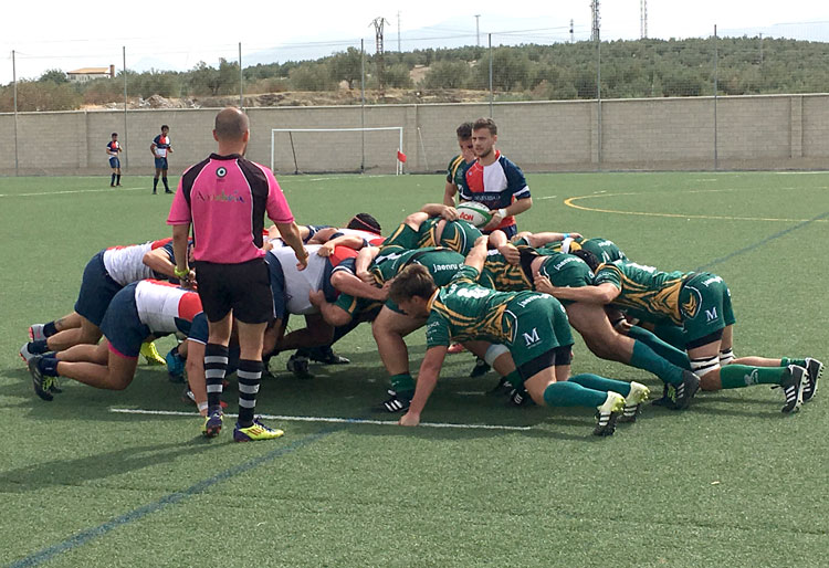 El Jaén Rugby logra su segunda victoria consecutiva, esta vez ante el CR Málaga