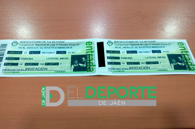 Sorteo de dos entradas para asistir al Real Jaén – Atlético Mancha Real