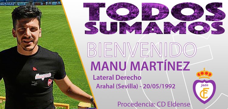 Manu Martínez se incorpora al Real Jaén