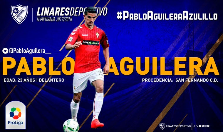 Pablo Aguilera, nuevo jugador del Linares Deportivo