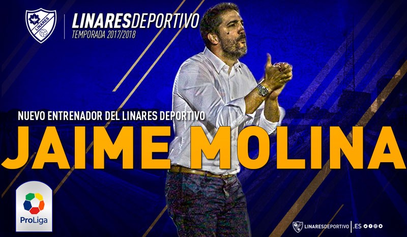 El Linares Deportivo firma a Jaime Molina como nuevo entrenador