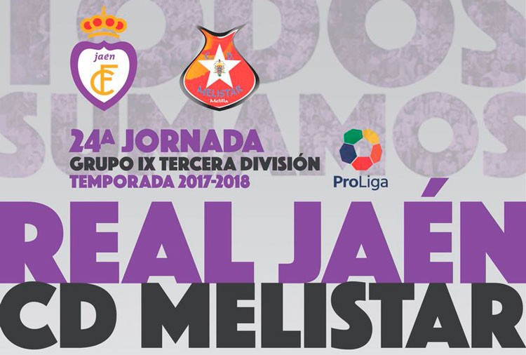 El Real Jaén recibirá a las 20.00h al Melistar en la jornada intersemanal