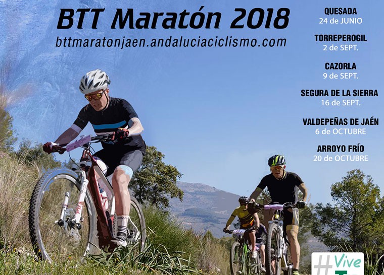 Fijadas las fechas para la Copa Diputación de Jaén, BTT Maratón
