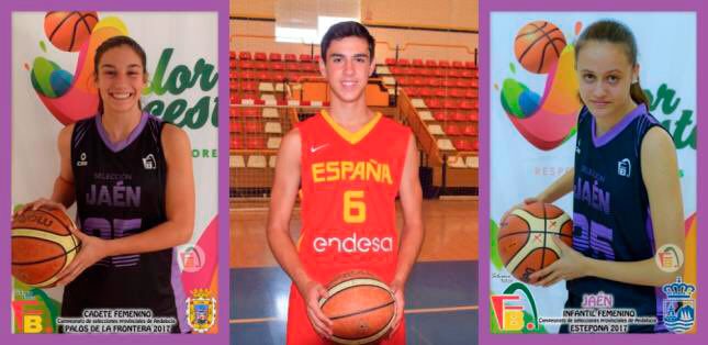 Tres jiennenses participan en el Nacional de Selecciones Autonómicas de baloncesto