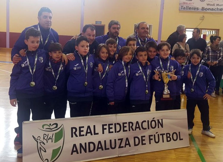 Los benjamines de fútbol sala, terceros en el Andaluz de selecciones provinciales