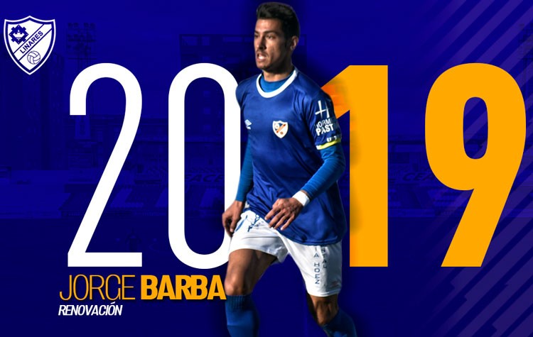 Jorge Barba renueva con el Linares Deportivo hasta el 2019