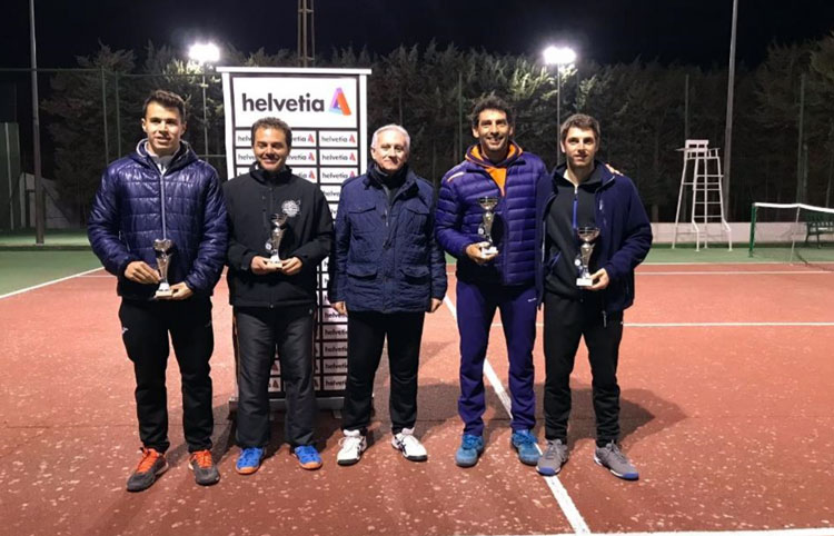 El II Torneo Helvetia congregó a cincuenta tenistas