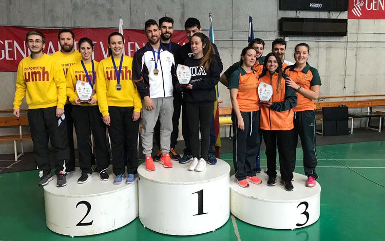 Pilar García y Carla Hernández, del Hujase CDTM Jaén, destacan en el Campeonato Universitario de la Comunidad Valenciana