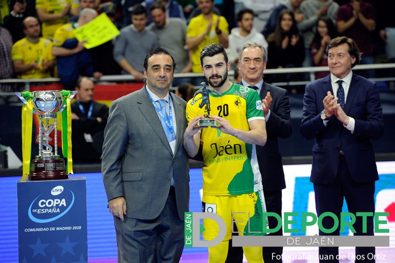 Chino, mejor jugador de la Copa de España 2018