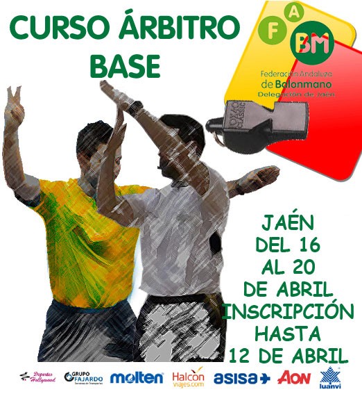 La FABM fija las fechas en Jaén de los cursos de árbitro base y monitor de balonmano