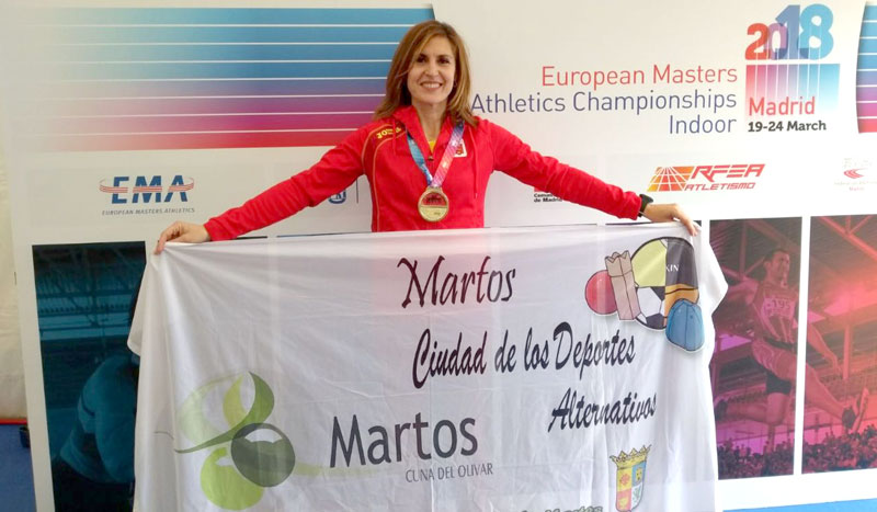 Encarna Gutiérrez, oro en el Campeonato de Europa Máster en Pista Cubierta