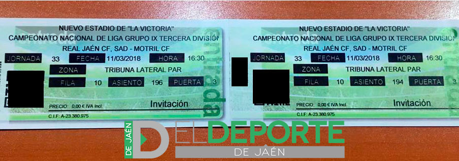 Sorteo de dos entradas para asistir al Real Jaén – Motril CF