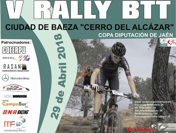 El V Circuito XCO Ciudad de Baeza abrirá la Copa Diputación de Jaén de rally BTT