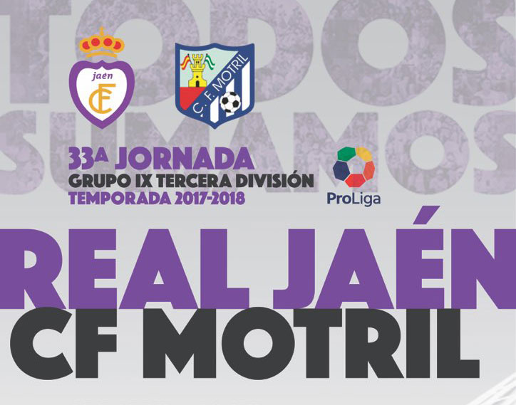 El Real Jaén – Motril se disputará este miércoles 4 de abril