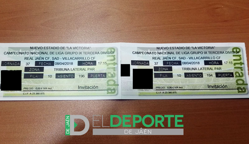 Sorteo de dos entradas para asistir al Real Jaén – Villacarrillo CF