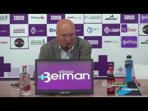 García Tébar: «El partido del domingo es una final, no hay margen de error»