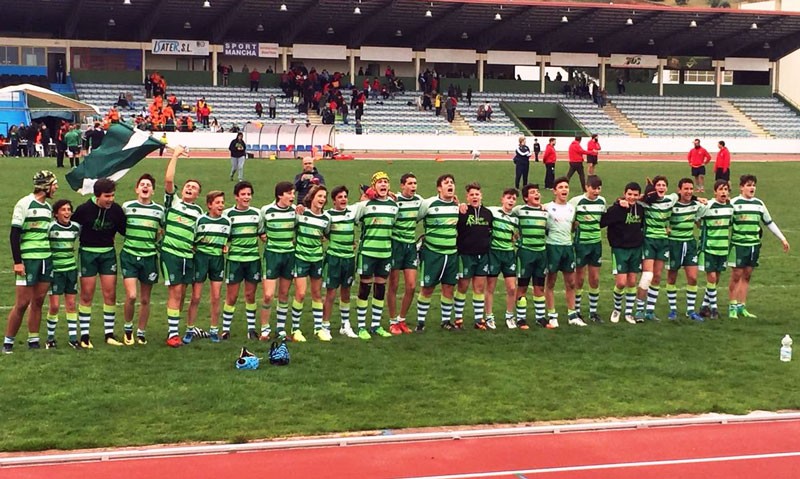 Javier Sánchez y Manuel González, del Jaén Rugby, campeones de España sub’14 con la Selección Andaluza