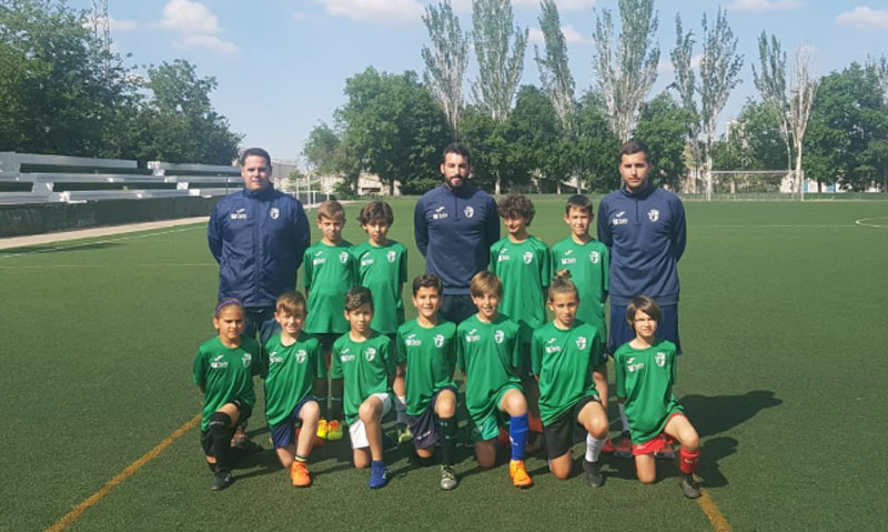 La selección jiennense benjamín participa en el Campeonato de Andalucía de fútbol-7