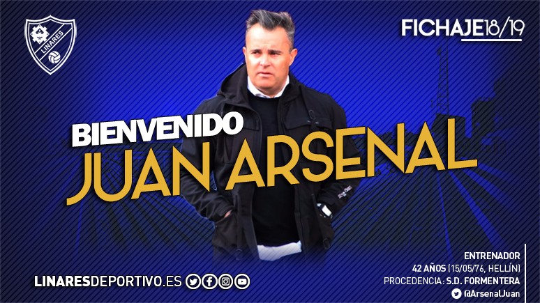 Juan Arsenal, nuevo entrenador del Linares Deportivo