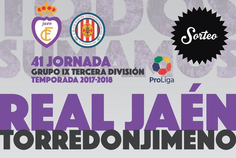 Sorteo de dos entradas para asistir al Real Jaén – UDC Torredonjimeno
