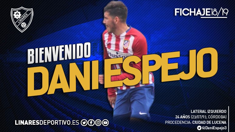 Dani Espejo se incorpora al Linares Deportivo